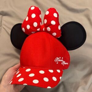 NWT Disney Minnie Mouse Cap with Ears